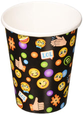 Emojis Party Cups - 9oz | Paper | 8 Pcs